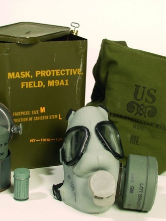 Maschera anti-gas M9A1 U.S. Army nuova