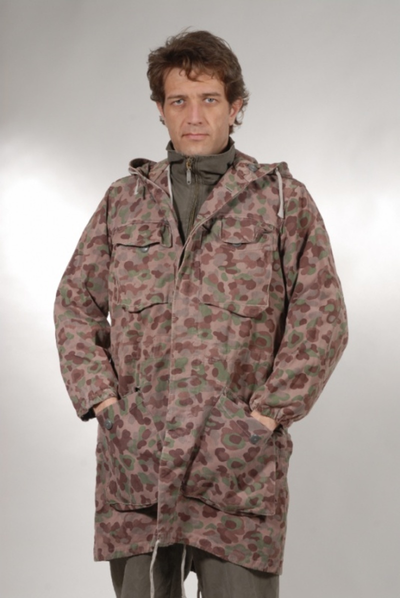 Parka austriaco mimetico usato