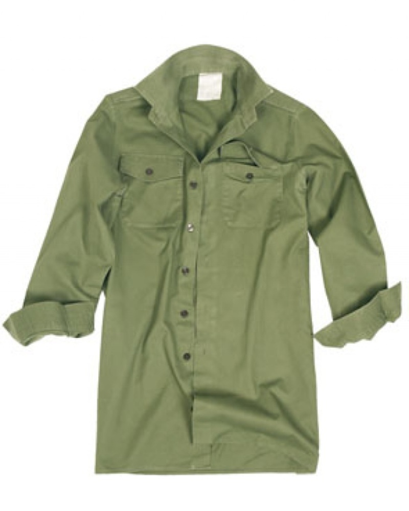 Camicia originale British Army verde militare