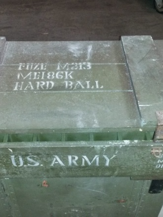 Cassa porta granate US Army